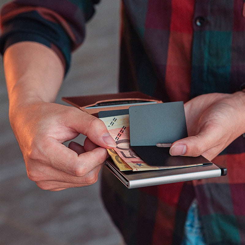 Smart Wallet with RFID protection